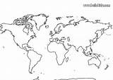Planisphere Monuments Continents Planisferio Oceans Mapamundi Planisphère Dessins Template Dessiner Everfreecoloring Abrir Greluche Blank sketch template