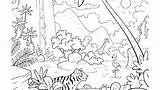 Rainforest Coloring Pages Animals Tropical Print Layers Color Kids Printable Getcolorings Drawing Adults Getdrawings Colorings Template sketch template