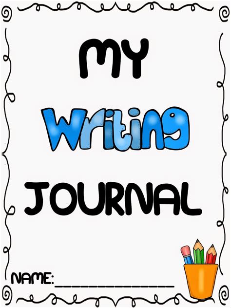 writing journal template writing journal covers preschool journals