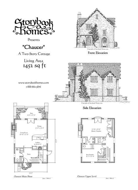 floor plans  storybook homes
