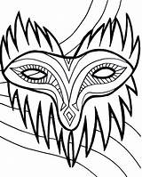 Gras Mardi Coloring Pages Mask Printable Kids Masks Template Coloriage Sheets Adult Print Clip Drawings Colouring Templates Beautiful Carnival Venetian sketch template
