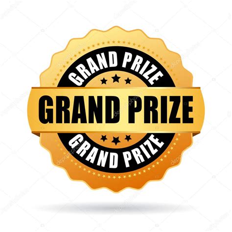 icon grand prize grand prize gold icon stock vector  arcady