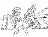 Winx Trix Laughing Ausmalbilder Enchantix Pixie Girls Lacken sketch template