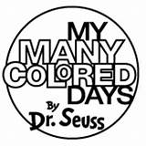 Colored Days Many Seuss Yoga Dr Kids Lessons Activities sketch template