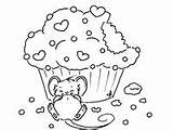 Stamps Digi Cupcake Cupcakes Cute Digital Coloring Pages Embroidery Mouse Sliekje Patterns Icolor Mice Lots Rat Ausmalbilder Colouring Hand Voor sketch template