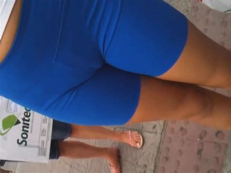 spy and voyeur teen cameltoe pussy hot shorts lycra