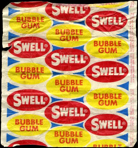philladelphia chewing gum swell bubble gum wrapper  flickr