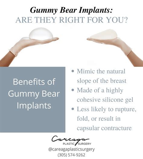 gummy bear implants   choice   careaga plastic surgery
