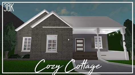 roblox   bloxburg cozy cottage youtube