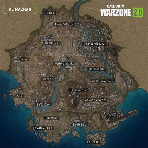 warzone  map  named al mazrah  poi locations  hard guides
