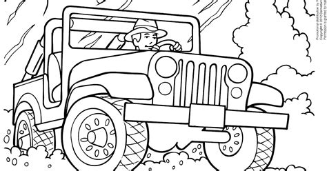 jeep rubicon coloring pages printable coloring pages