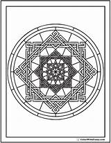 Patterns Geometric Islamic Pattern Clip Coloring Mandala Pages Vector Complex Lakeside Clipart Circle Simple Round Geometry Designs Color Geometrical Svg sketch template