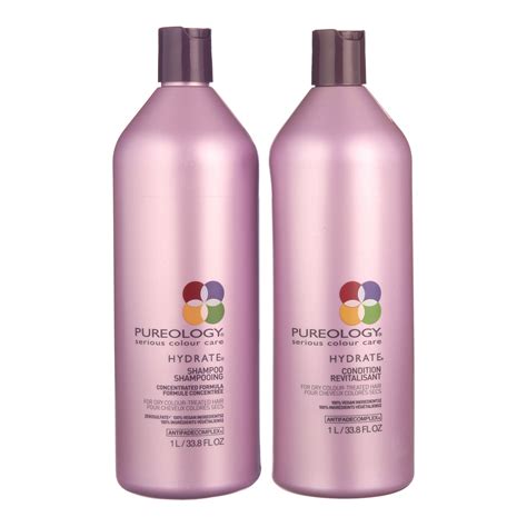 pureology hydrate shampoo  conditioner liter set  fl oz walmartcom walmartcom