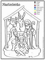 Spanish Coloring Pages Christmas Color Number Numbers Posadas Colors Printable Las Printables Sheets Christian Playground Nativity Spanishplayground Teaching Vocabulary Children sketch template
