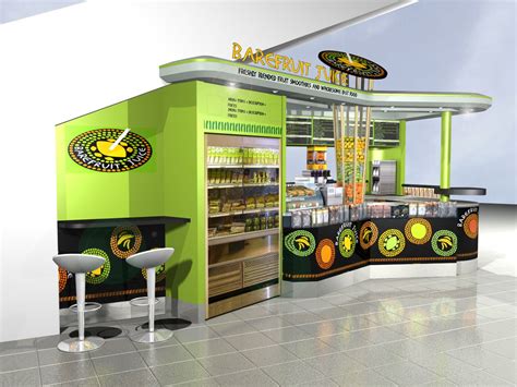 juice bar kiosk design mall kiosk design