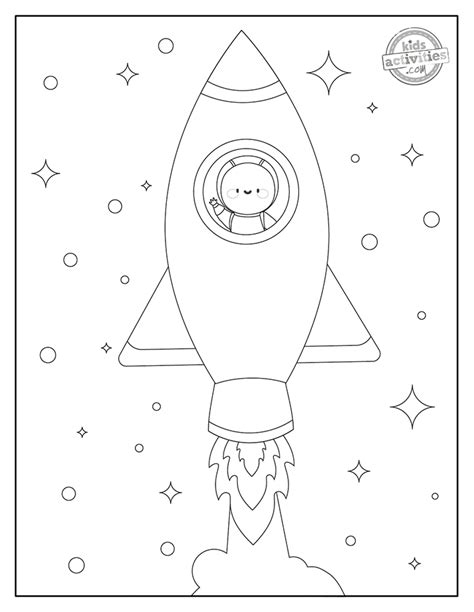 printable coloring pages  spaceships