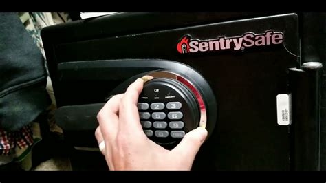 sentry safe batteries died  youtube