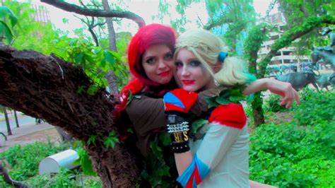 harley quinn x poison ivy cosplay photoshoot bts youtube