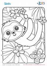 Sloth Coloring Pages Kids Printable Cute Sheets Adult Summer Book Christmas Boys Choose Board Halloween Animal Mobi Pre sketch template