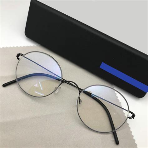 hand made titanium vintage optical prescription round glasses frame