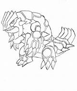 Groudon Coloring Pages Pokemon Drawing Primal Legendary Mega Getdrawings Comments Library Clipart Template sketch template