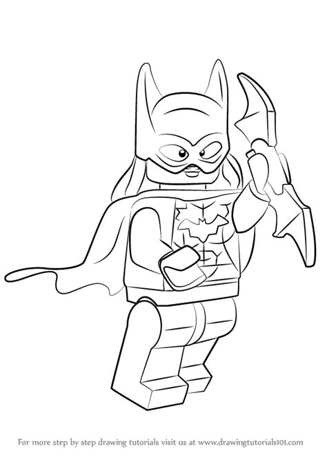 lego batgirl coloring pages
