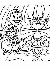 Diwali Colouring Coloring Pages Kids Cards Printables Deepavali Printable Lamp Print Lamps Deepawali Related Crayola Happy Festival Card Puja Oil sketch template