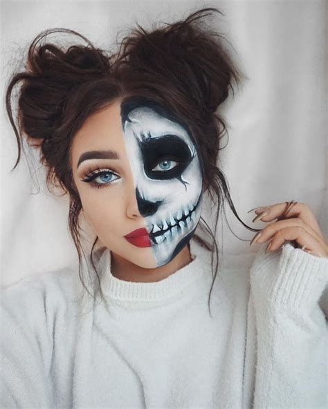 71 inspiring halloween makeup ideas to makes you look creepy but cute halloween makeup makeup