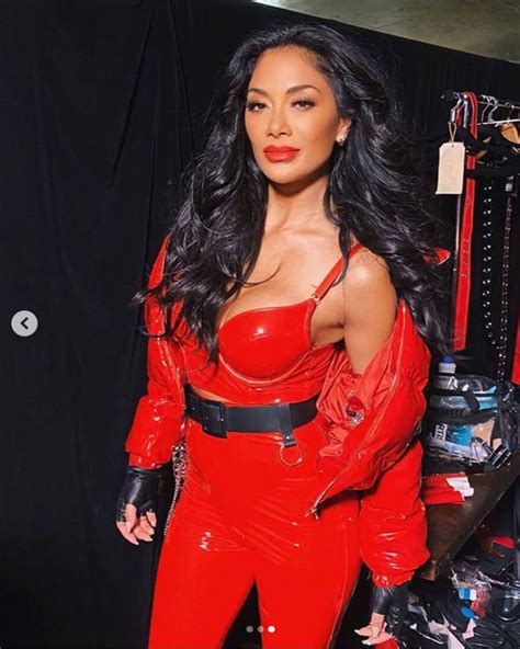 nicole scherzinger dons skin tight pvc outfit for sexy