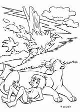 Jungle Mowgli Bagheera Coloring Pages Color Print Book Hellokids Online Printables sketch template