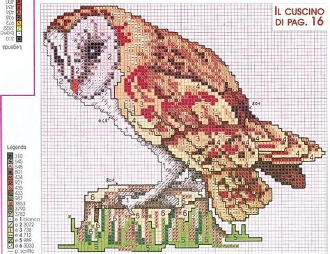 barn owl counted crosstitch cross stitch owl cross stitch animals