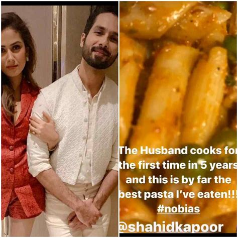 Shahid Cooks For First Time For Wife Mira The English Post