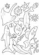 Onderwaterwereld Poissons Kleurplaten Kleurplaat Vissen Raie Dieren Coloring Tekenen Beatrix Manta Hugolescargot Zoeken Coloriages Tekening Oceaan Thema Escargot Downloaden Uitprinten sketch template