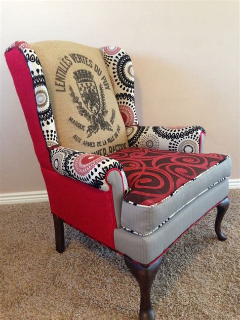 custom upholstered wingback accent chairs  vintage french etsy
