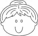 Face Coloring Happy Smiley Pages Faces Colouring Girl Printable Clipart Boy Drawing Kids Sheet Para Colorear Clip Drawn Smiling Domain sketch template