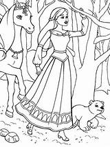 Barbie Coloring Pages Childrens Kids sketch template