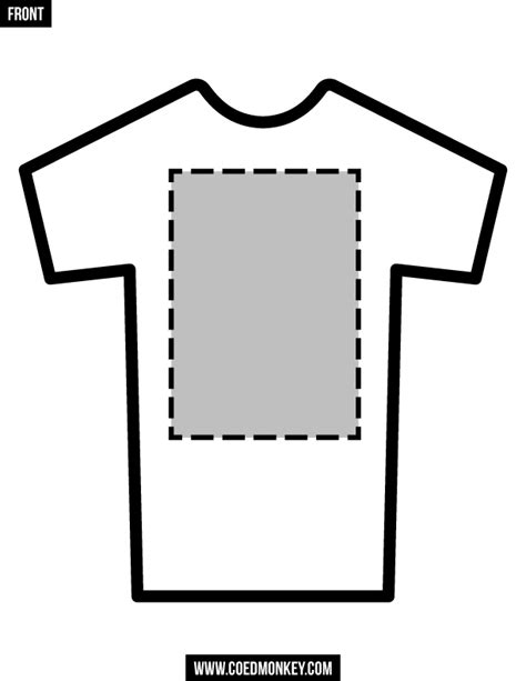 shirt template clipart
