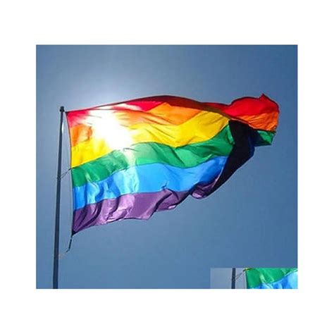 banner flags rainbow flag 3x5ft 90x150cm lesbian gay pride polyester