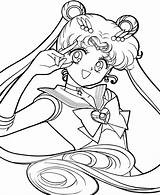 Sailor Moon Coloring Pages Crystal Mercury Sailormoon Anime Color Kids Universal Studios Drawing Printable Vector Stars Getcolorings Book Getdrawings Pretty sketch template