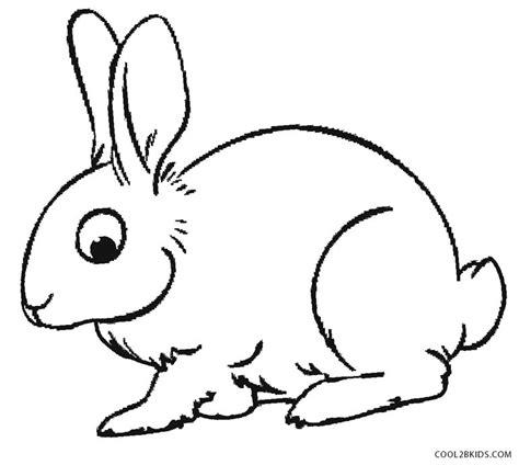 printable rabbit coloring pages  kids coolbkids