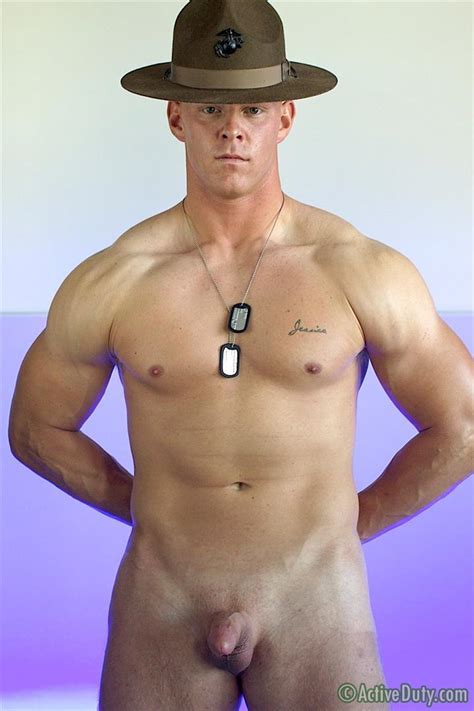 amateur straight redheaded muscle marine jerking off in uniform