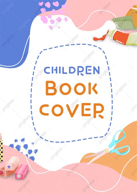 childrens book cover vertical template template   pngtree