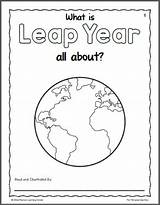 Leap Year Coloring Book Booklet Personal Only Use sketch template