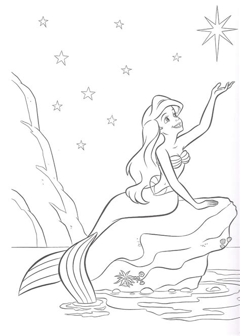 ariel   mermaid coloring pages   mermaid coloring pages