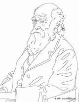 Darwin Charles Newton Isaac Coloring Pages Color Colouring Printable People Print Getdrawings British His Important sketch template