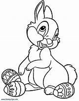 Disney Coloring Pages Easter Thumper Bambi Drawing Choose Board sketch template