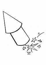 Coloring Cracker Fire Cohetes Buscar Petardos Dibujos Con Google Vuurwerk Large Edupics sketch template