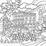 Havana sketch template