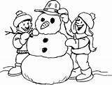 Coloring Snowman Pages Printable Kids Print Color Clipart Preschool Cute Frosty Building Drawing Abominable Snow Man Online Getcolorings Getdrawings Library sketch template