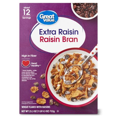 buy great  extra raisin raisin bran cereal  oz